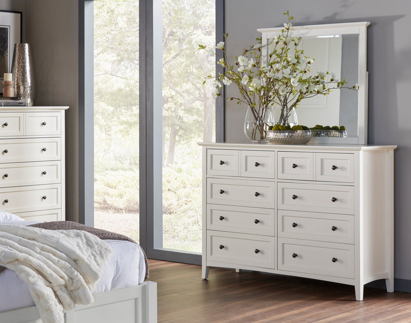 Paragon Eight Drawer Dresser in White (2024)