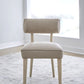 Magnolia Wood Frame Upholstered Dining Chair in Brown Sugar Chenille