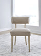 Magnolia Wood Frame Upholstered Dining Chair in Brown Sugar Chenille