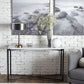 Saxon Console Table in Matte Black