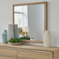 One Coastal Modern Dresser Mirror in Bisque