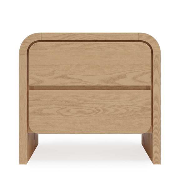 Elora 2-Drw Nightstand - Timber