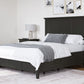 Grace California King-size Four Drawer Platform Storage Bed in Raven Black