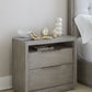 Oxford Two-Drawer Nightstand in Mineral