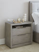 Oxford Two-Drawer Nightstand in Mineral