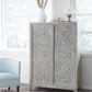 Boho Chic Wardrobe Chest in Washed White (2024)