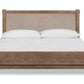 Roycroft Wd/Uph QN Bed - Bn/HW