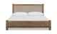 Roycroft Wd/Uph KG Bed - Bn/HW