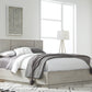 Destination King-Size Panel Bed in Cotton Grey