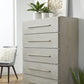 Destination Five Drawer Chest in Cotton Grey (2024)