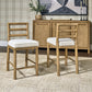 Dorsey Ldd Bk Cnt Stool - Rctt