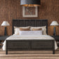 Dorsey Queen-size Wooden Two Drawer Storage Bed in Basalt Grey