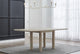 Liv Ash Wood Rectangular Dining Table in White Sand
