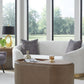 Yeal Leather Upholstered Storage Coffee Table with Wooden Tray Top and Casters
