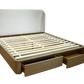 Penny FL Strg Bed - Buff Cream