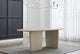 Liv Ash Wood Oval Dining Table in White Sand