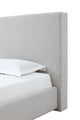 One Upholstered Modern Headboard in Cotton Ball Boucle (2026)