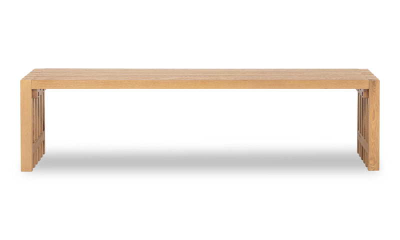 Tanner Dining Bench - Flaxen