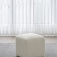Liv Fully Upholstered Dining Ottoman in Brun Boucle