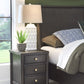 Rockport Three Drawer Small Nightstand in Yin