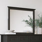 Grace Wall or Dresser Mirror in Raven Black