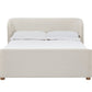Kiki Upholstered Platform Bed in Whipped Honey Linen (2026)