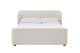 Kiki Upholstered Platform Bed in Whipped Honey Linen (2026)