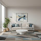 Sven Short Wooden Coffee Table in Rice