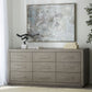 Melbourne Nine Drawer Dresser in Mineral (2024)