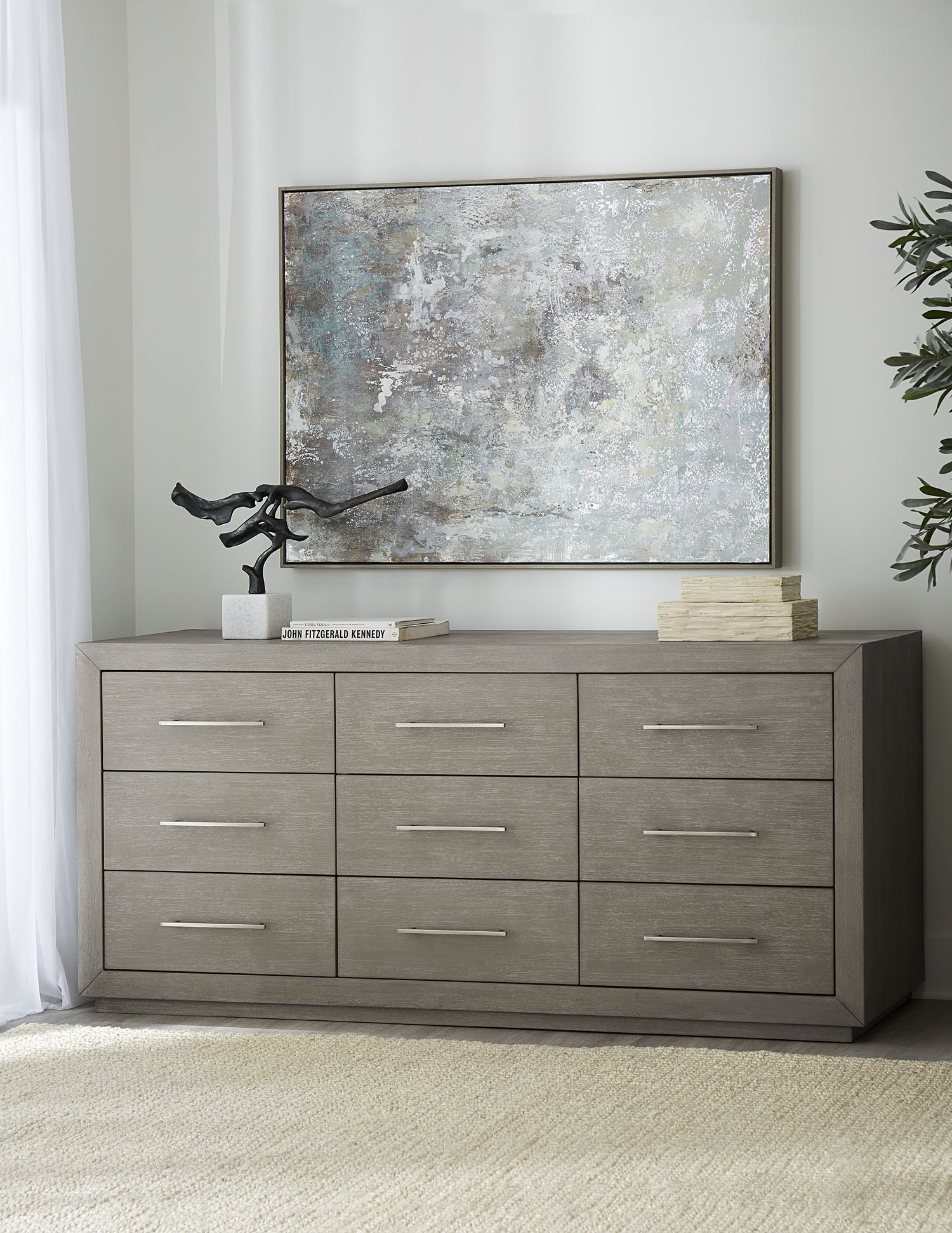Melbourne Nine Drawer Dresser in Mineral (2024)