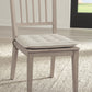 Camden Wood Dining Chair with Detachable Cushion in Chai and Oat