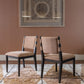 Koko Chenille Upholstered Dining Chair in Porcini and Minx
