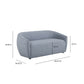 Jordan 70" Textured Performance Velvet Loveseat - Baby Blue