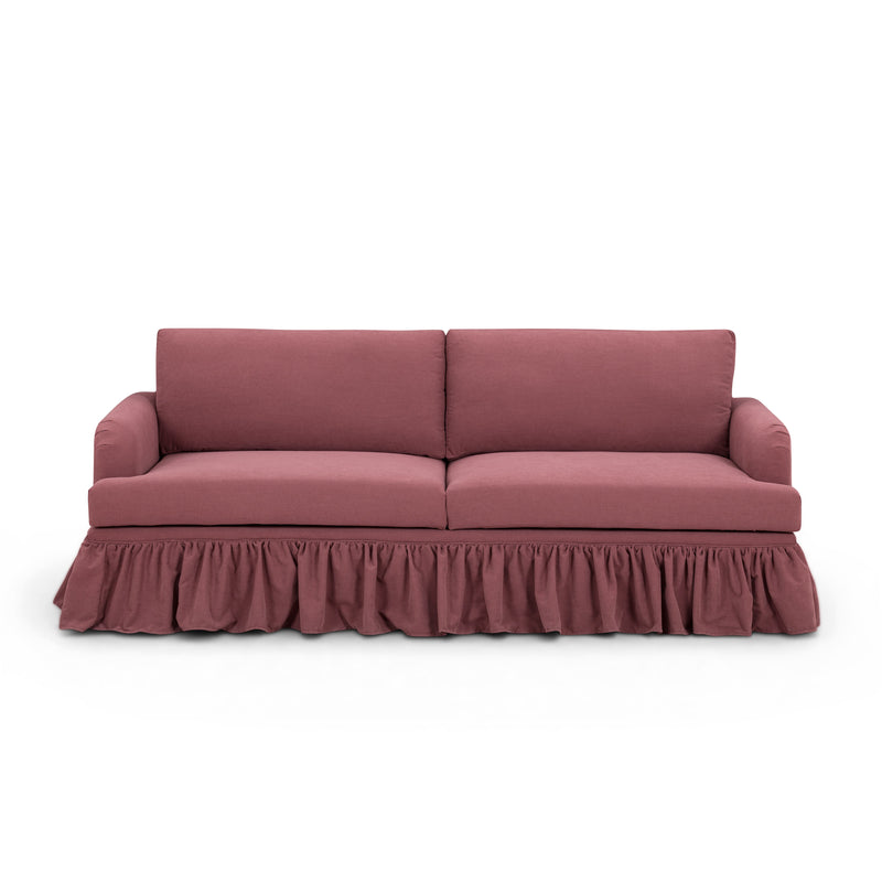 Gertrude 90" Sofa - Plum