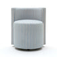 Alyssa Rolling Desk Chair - Blue
