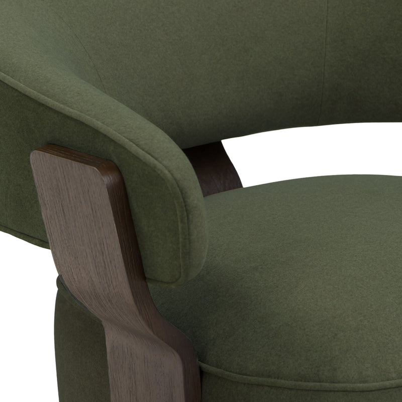Madison Performance Swivel Accent Chair - Green