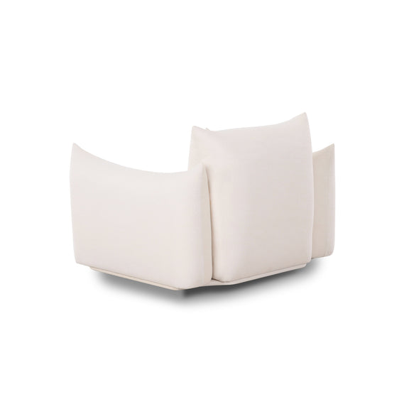 Saint Tropez Stuffed Indoor/Outdoor Armchair - Cream