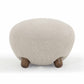 Pucker Ottoman - Warm Grey