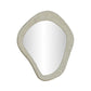 Orpheus 35"X31" Ribbed Faux Stone Wall Mirror
