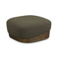 Domina Boucle Ottoman - Kale Green