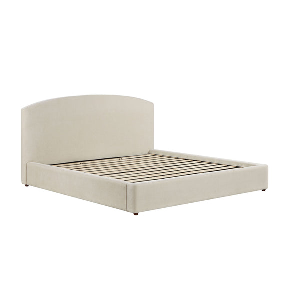 Leah Performance Chenille Bed - Cream
