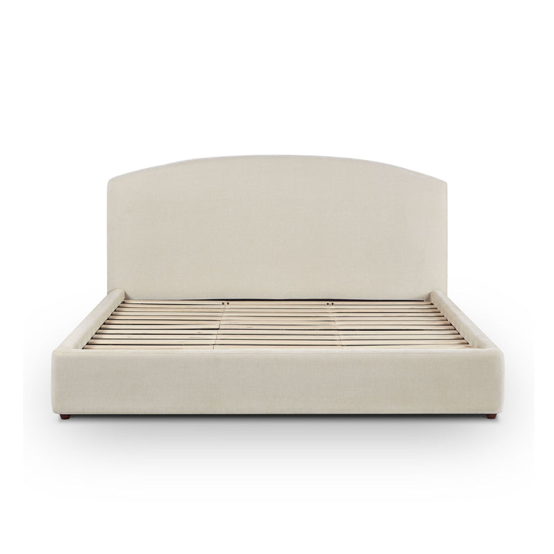 Leah Performance Chenille Bed - Cream