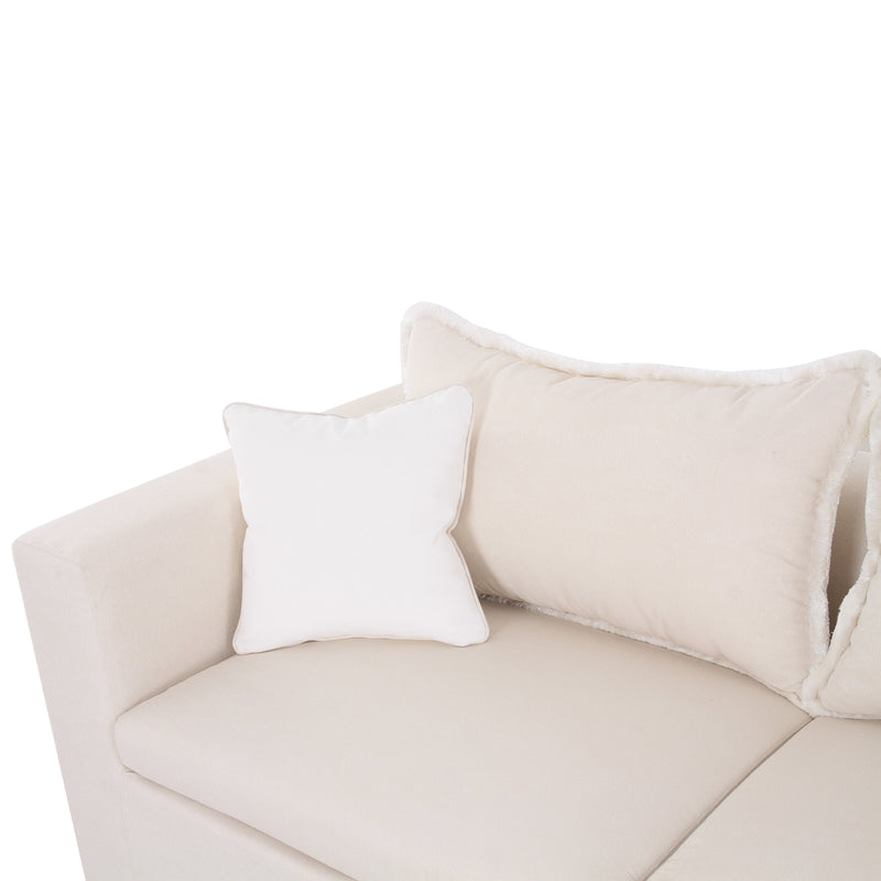 Salty 85" Indoor/Outdoor Sofa - Cream