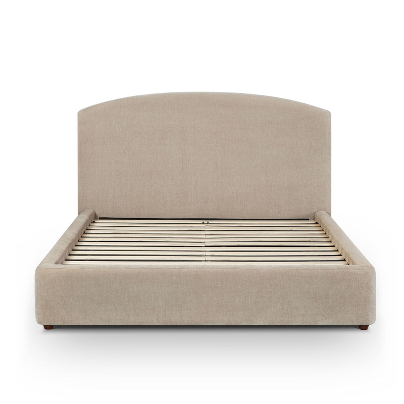 Leah Performance Chenille Bed - Taupe