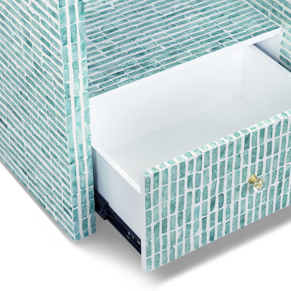 Tia 20" Mother of Pearl Nightstand