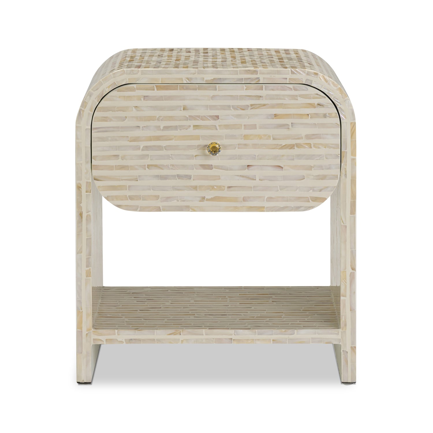 Borno 20" Mother of Pearl Nightstand
