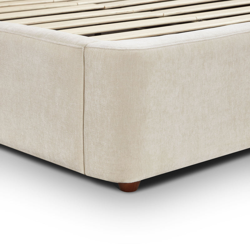 Leah Performance Chenille Bed - Cream