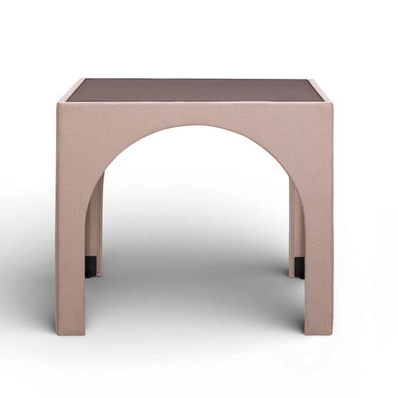 Tomlin 35" Square Mahjong Table - Light Pink
