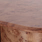 Gladyss 87" Burl Oval Dining Table - Honey