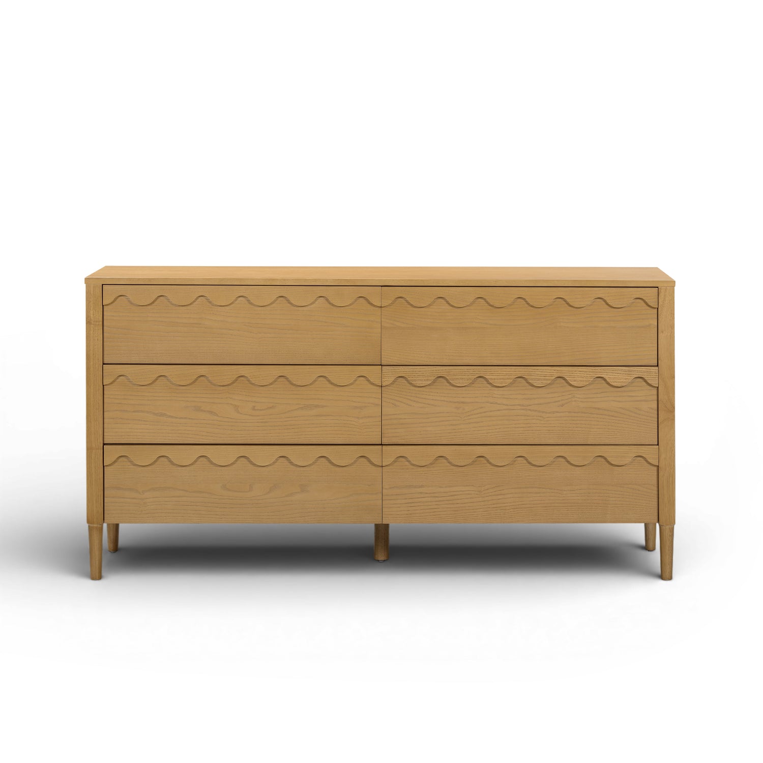 Oodle 62" 6-Drawer Dresser - Natural Ash